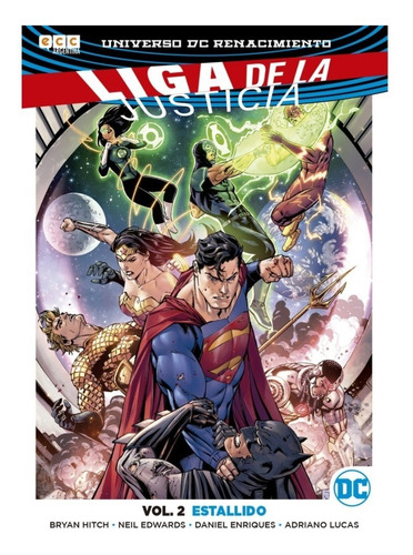 Comic Liga De La Justicia Tomo # 02 Estallido - Bryan Hitch