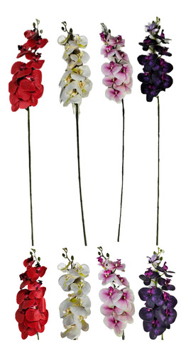 Vara De Orquidea Artificial Grande Tacto Natural 1 Metro