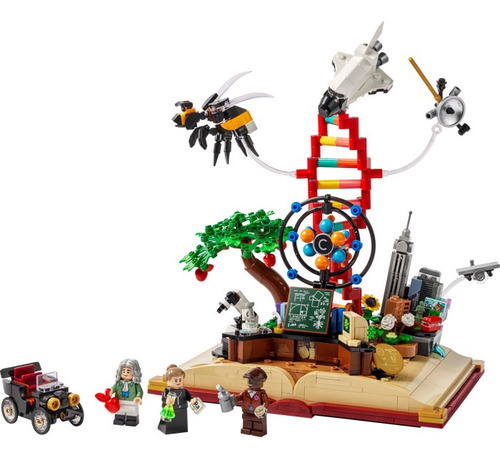 Lego Ideas La Evolución De Stem 21355 - 879 Pz Versión Del Personaje Marie Curie
