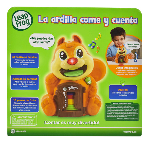 La Ardilla Come Y Cuenta 10 Fichas Luz Y Sonido Leap Frog
