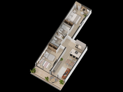 Venta Departamento Monoambiente Parque Chacabuco