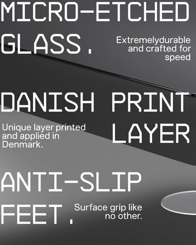 Skypad Glass 3.0 Xl Gaming Mouse Pad Con Logotipo En La Nube