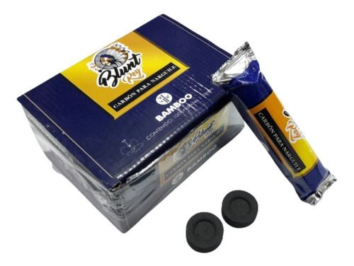 Carbón Narguile Shisha Hookah Pipa Bamboo Encendido Rápido