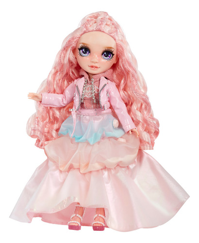 Boneca de moda rosa Rainbow High Winter Wonderland