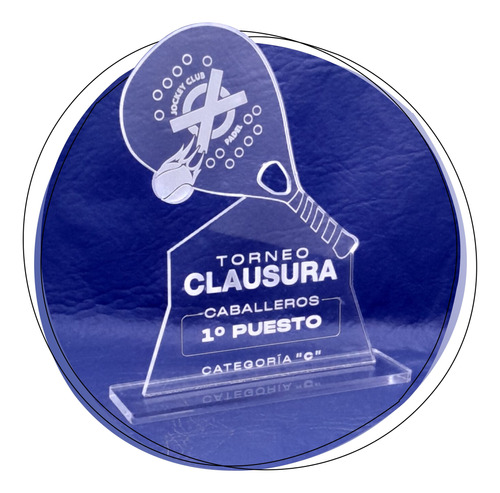 Premios, Trofeos De Acrílico Láser 10x15 3mm 