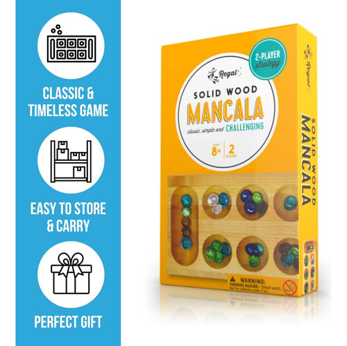 Juego De Mesa Mancala De Regal Games: Divertido Juego De ...
