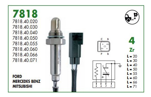 Sonda Lambda Thomson 781840040