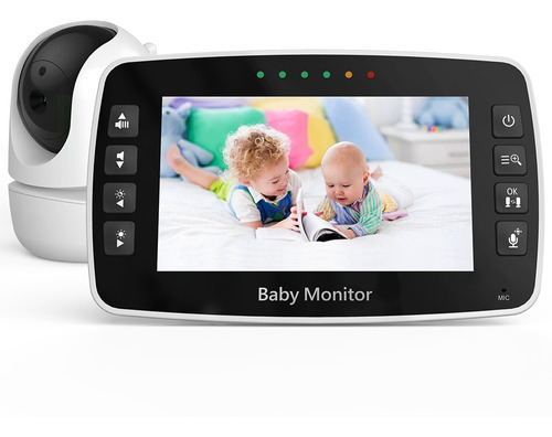 Babá Eletrônica Baby Monitor Tela 4.3 Câmera Sem Fio 2.4ghz