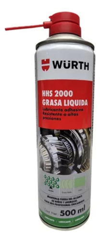 Grasa Liquida Transparente Wurth Hhs 2000 500ml