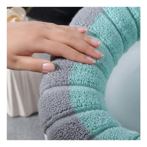 Para 4pzs Cubre Asiento Funda Lavable Cálida Inodoro Taza