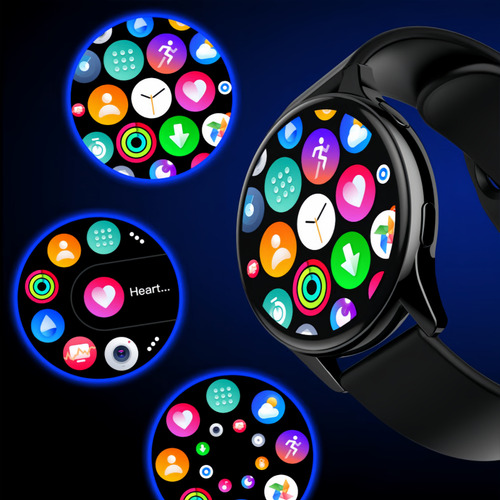 Reloj Inteligente Para Hombre Bluetooth Impermeable Negro - Funciones Avanzadas Y Diseño Elegante Reloj Inteligente Para Hombre Bluetooth Impermeable