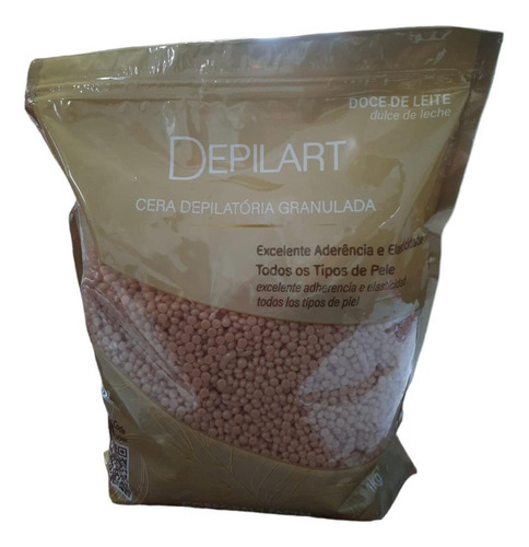 Depilart Cera Depilatória Granulada Doce De Leite 1kg