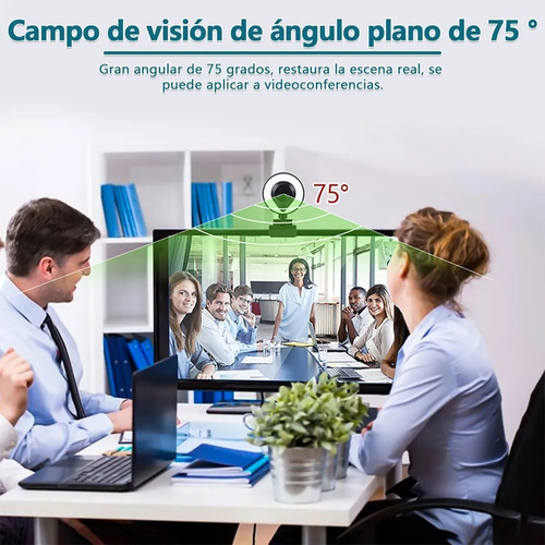 Imagen 4 de 10 de 2k Cámara Webcam Usb Con Micrófono Cámara Web Full Hd 1440p