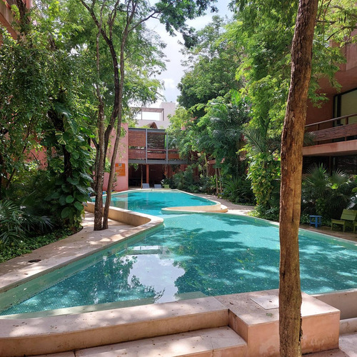 Departamento En Venta De 2 Recamaras Con El Mejor Precio En Aldea Zama Tulum (1442)