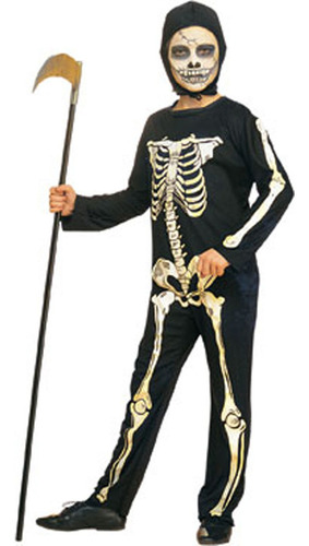 Disfraz Para Niño Esqueleto Clásico Talla L Halloween