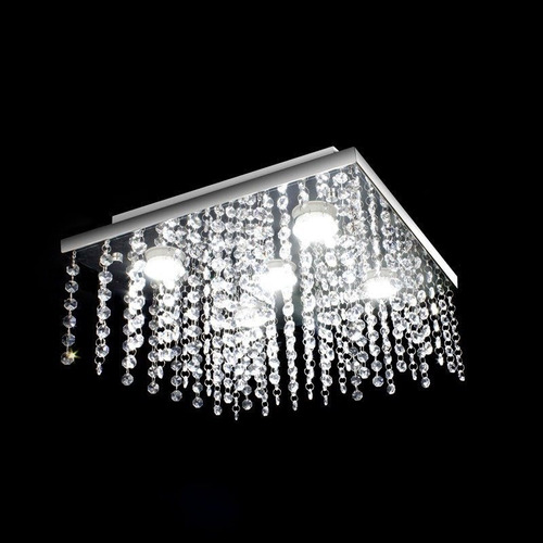 Lustre De Cristal Legítimo Modelo Queen 38x38 - Melhor Preço