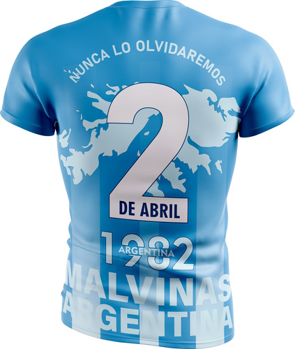 Camiseta Malvinas Argentinas Bandera 2 De Abril 1982