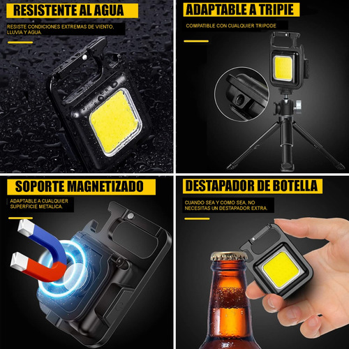 Mini Linterna Led De Bolsillo Recargable 8000 Lúmenes (Usado)
