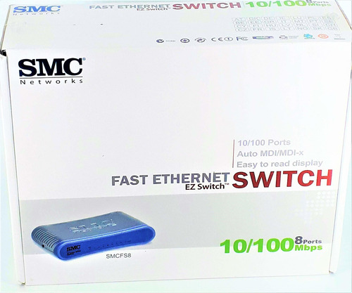 Smc Networks Smcfs8 10 100mbps Interruptor Compacto Puerto