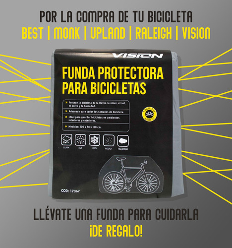 Imagen 4 de 5 de Bicicleta Upland Urbana Burguess Aluminio Aro 700 21v T18