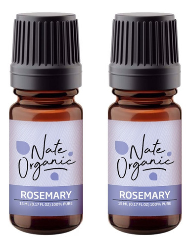 Aceite Esencial Romero 100% Puro Nat 15ml Nate Organic 2x1 