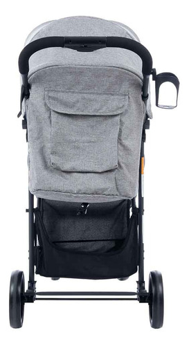Carrinho De Bebê Vira Berço 6m+ Startravel Cinza Maxi Baby