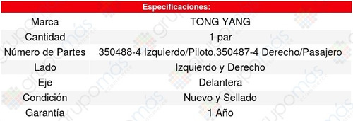 Par Tolvas/loderas Salpicaderas Delantera Cobalt 05/10