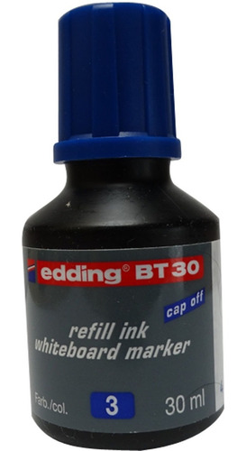 Tinta Edding Bt30 Plumones Pizarron Ecargable Gotero 30ml