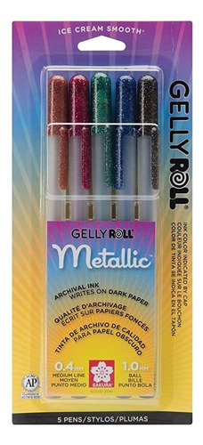 Sakura 57375 5 Piezas Gelly Rollo Tarjeta De La Ampolla Colo