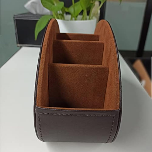 Soporte De Cuero Para Control Remoto De Color Marron