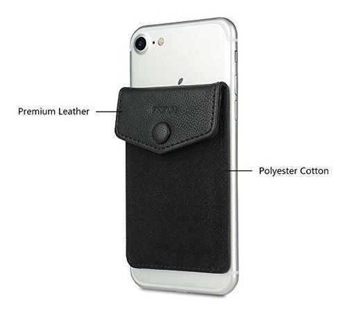 Frifun Monedero De Telefono Celular Ultraslim Autoadhesivo