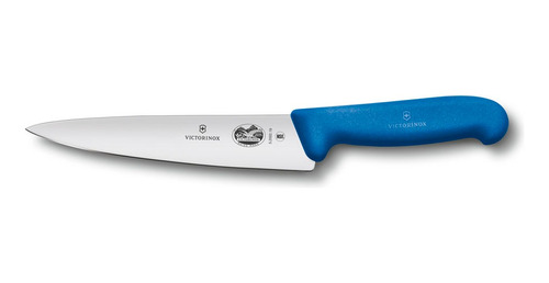 Cuchillo Para Trinchar Fibrox Color Azul. Hoja 19 Cm. Victor