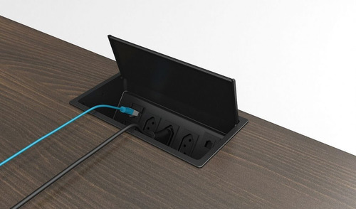 Imagem 4 de 6 de Mesa Escritório Plataforma 4 Lugares 1,80x1,20 Pront Entrega