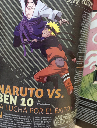 Revista Conexión Manga No. 216 Naruto La Mejor Animación (Usado)