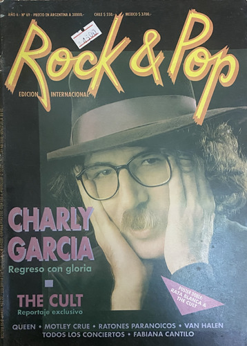 Rock Pop, Revista Nº 69 Charly García The Cult Ratones Ej2