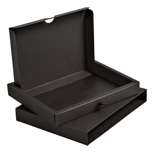 Caja Cajonera Luxury Negra 18,5x14x2,5 Cm (x25u) 083an