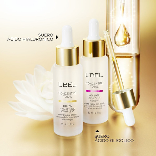 B3 niacinamide pure suero facial l´bel concentré aclara rejuvenece todo tipo de piel