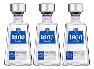 Kit 3 Tequila 1800 Silver Reserva