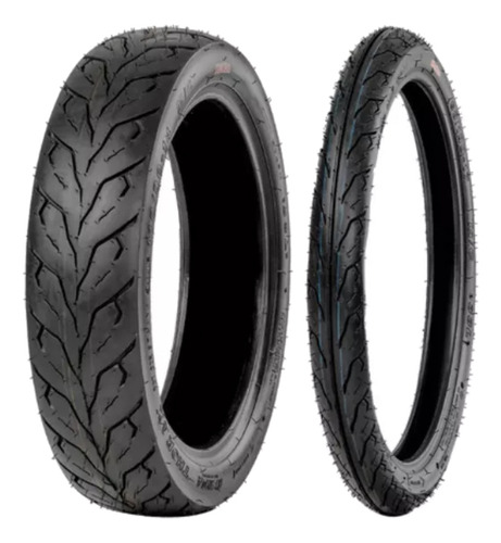 Par Pneu 60/100-17 + 110/80-14 +largo Pop 100 110 Tl Kenda