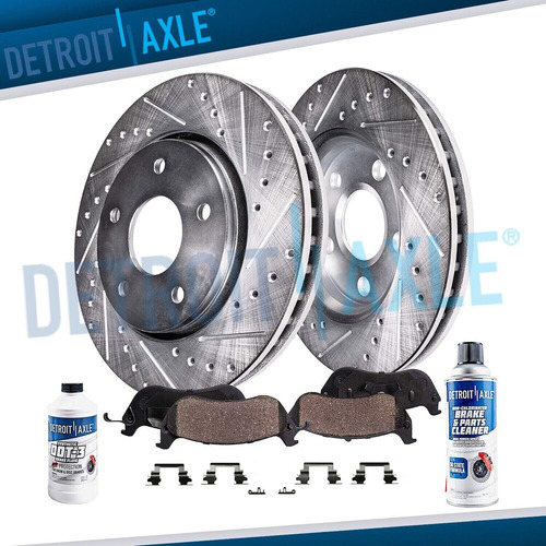 295mm Front Drilled Rotors Brake Pads For Jeep Patriot Com