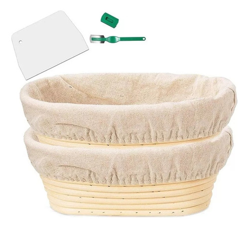 Juego De Cestas Proofing Banneton, Pan De Masa Fermentada Ar
