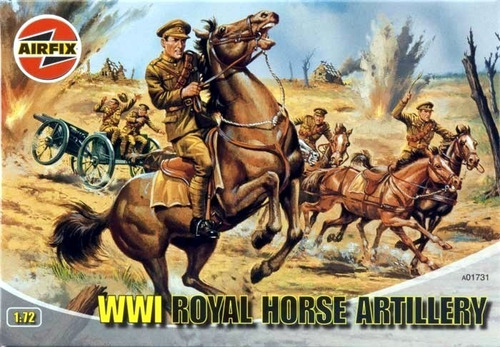 Wwi Royal Horse Artillery Escala 1/72 Airfix 01731