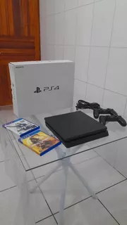 Playstation 4 1 Tb 2 Controles E Com 2 Jogos.