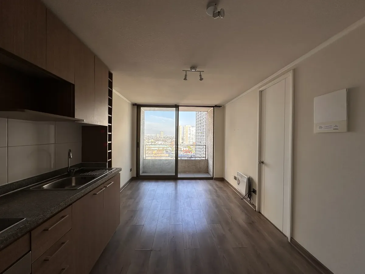 Imagen 2 de 27 de Departamento De 1 Dormitorio En Metro San Alberto Hurtado
