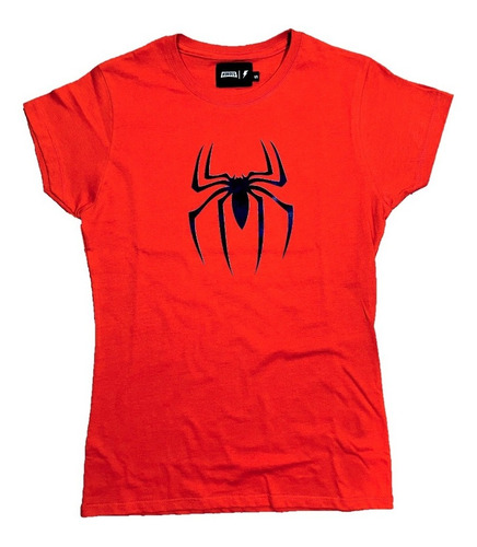 Imagen 1 de 2 de Playera Spiderman Mujer Marvel Super Heroes