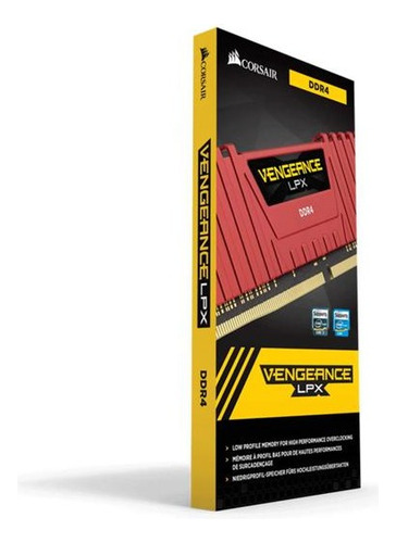 Memória C16 Ddr4 Dram 2666 Mhz 8 Gb (1x8gb) Vengeance® Lpx