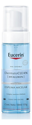 Eucerin Dermatoclean Hyaluron Espuma Micelar Facial 150 Ml