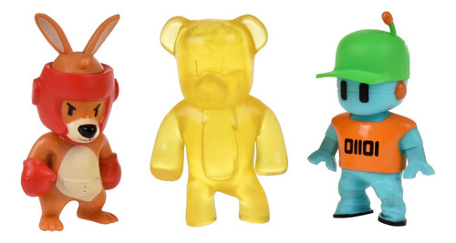 Pack 3 Figuras 5 Cms Stumble Guys - Pineapple Bear