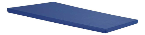Colchonete Auxiliar Dobrável D65 Resistente 180x60 - Azul
