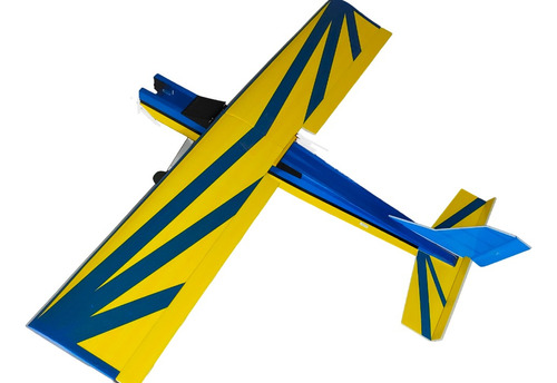 Aeromodelo Elétrico Fácile Asa 1,20m- Corpo 90cm Amarelo